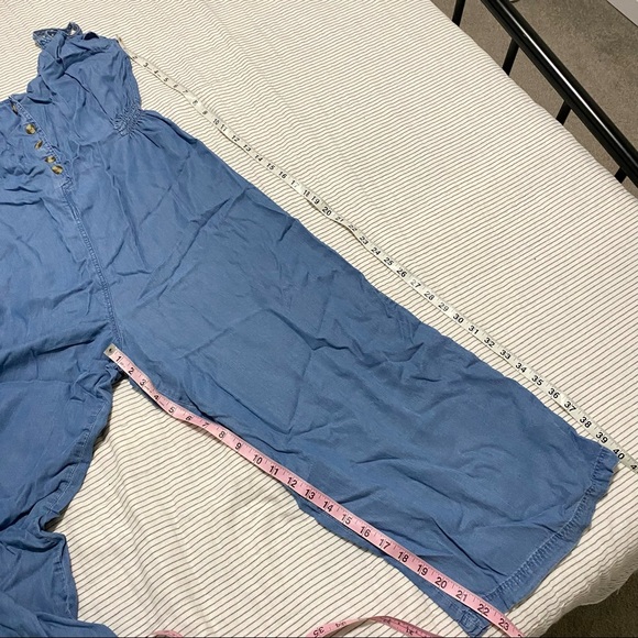 Thread & Supply Lyocell Button Down Romper - Picture 8 of 8